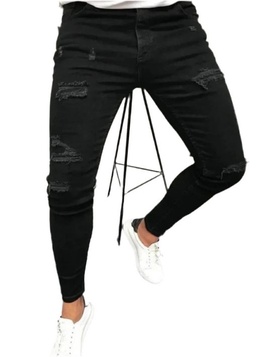 Tycoon Kartel™ Distressed Skinny Denim