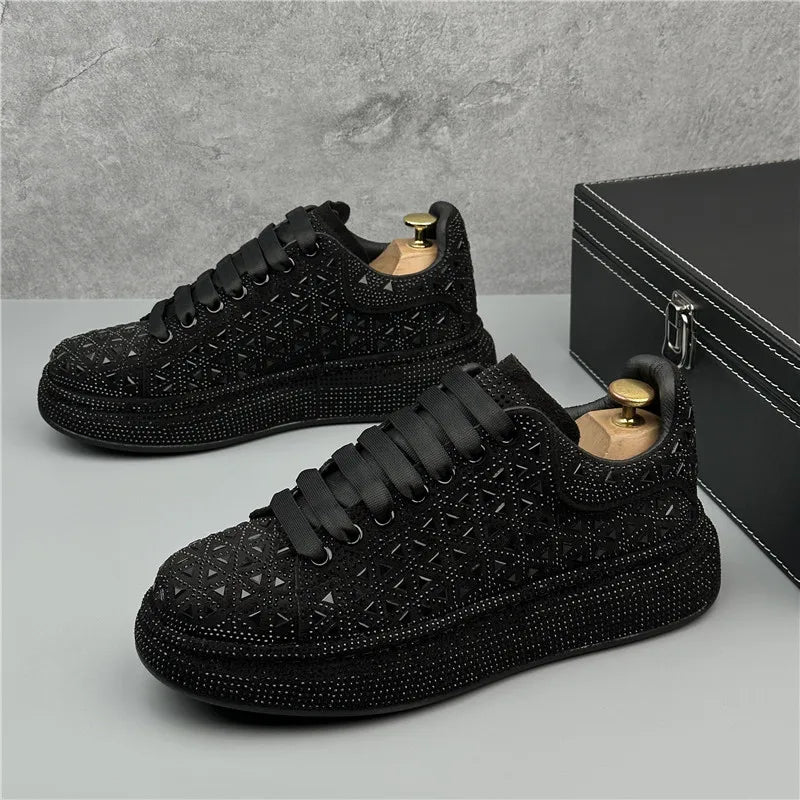 Tycoon Kartel™ Rhinestone Zapatos Hombre Sneakers