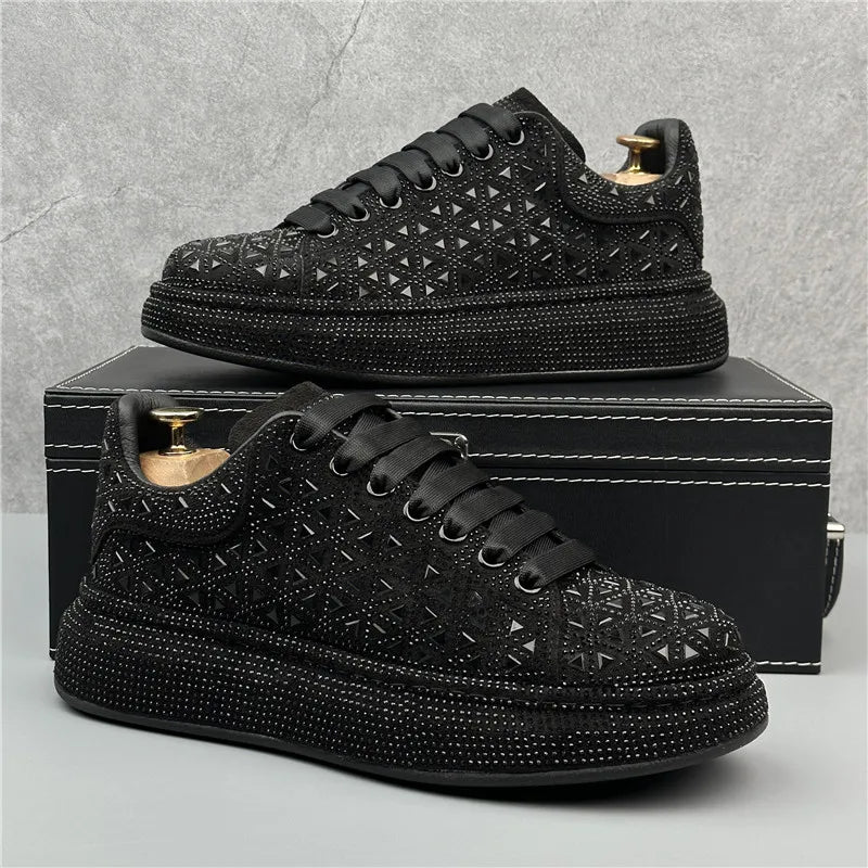 Tycoon Kartel™ Rhinestone Zapatos Hombre Sneakers