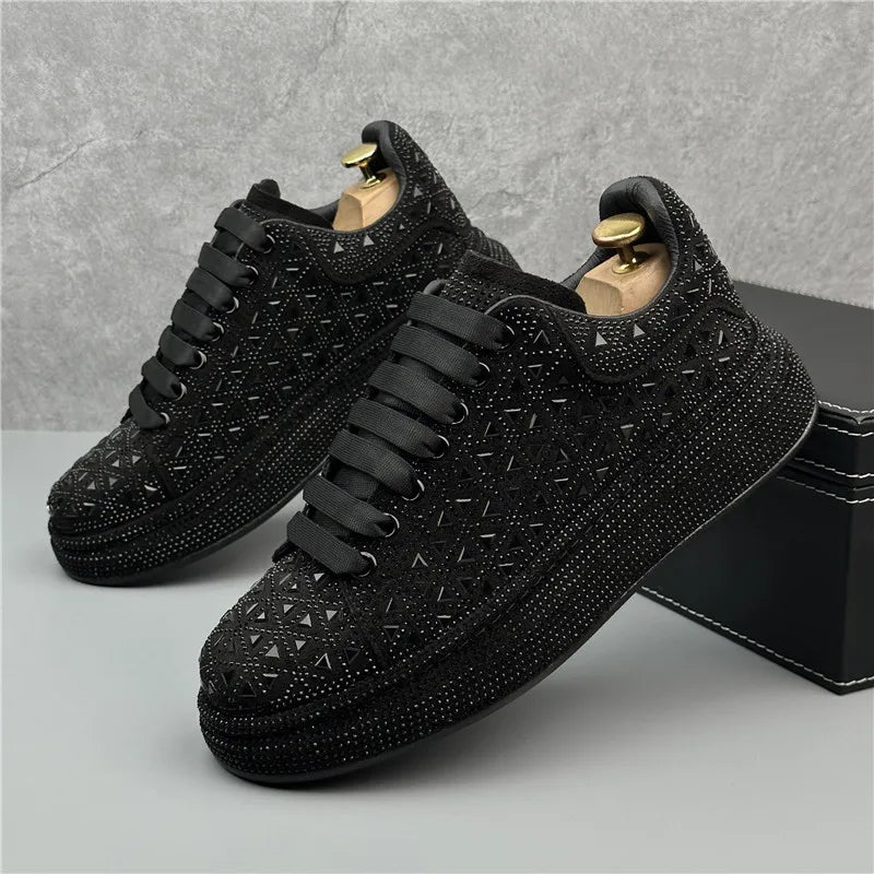 Tycoon Kartel™ Rhinestone Zapatos Hombre Sneakers